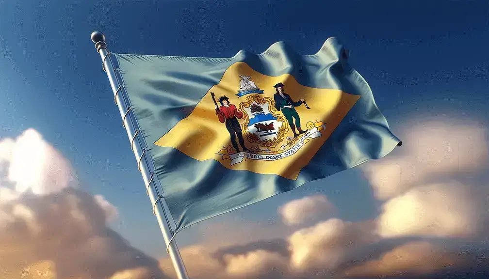 DE state flag title loan