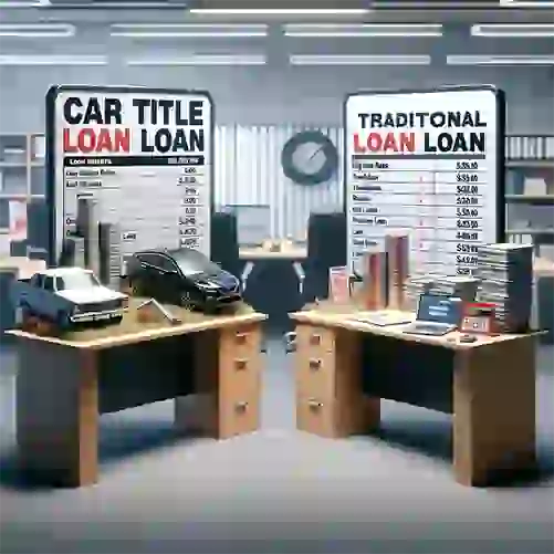 comparing a car title loan to a traditional loan 501x501