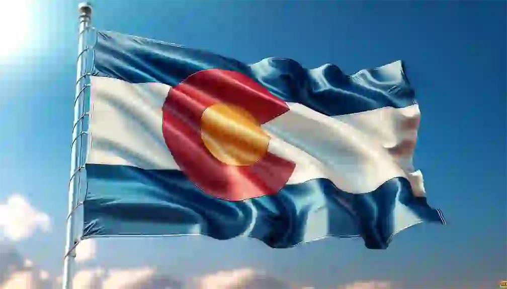Colorado state flag 1008x576