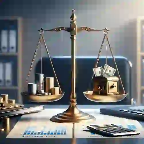 balanced scale, symbolizing the careful weighing of advantages and disadvantages of registration loans 501x501